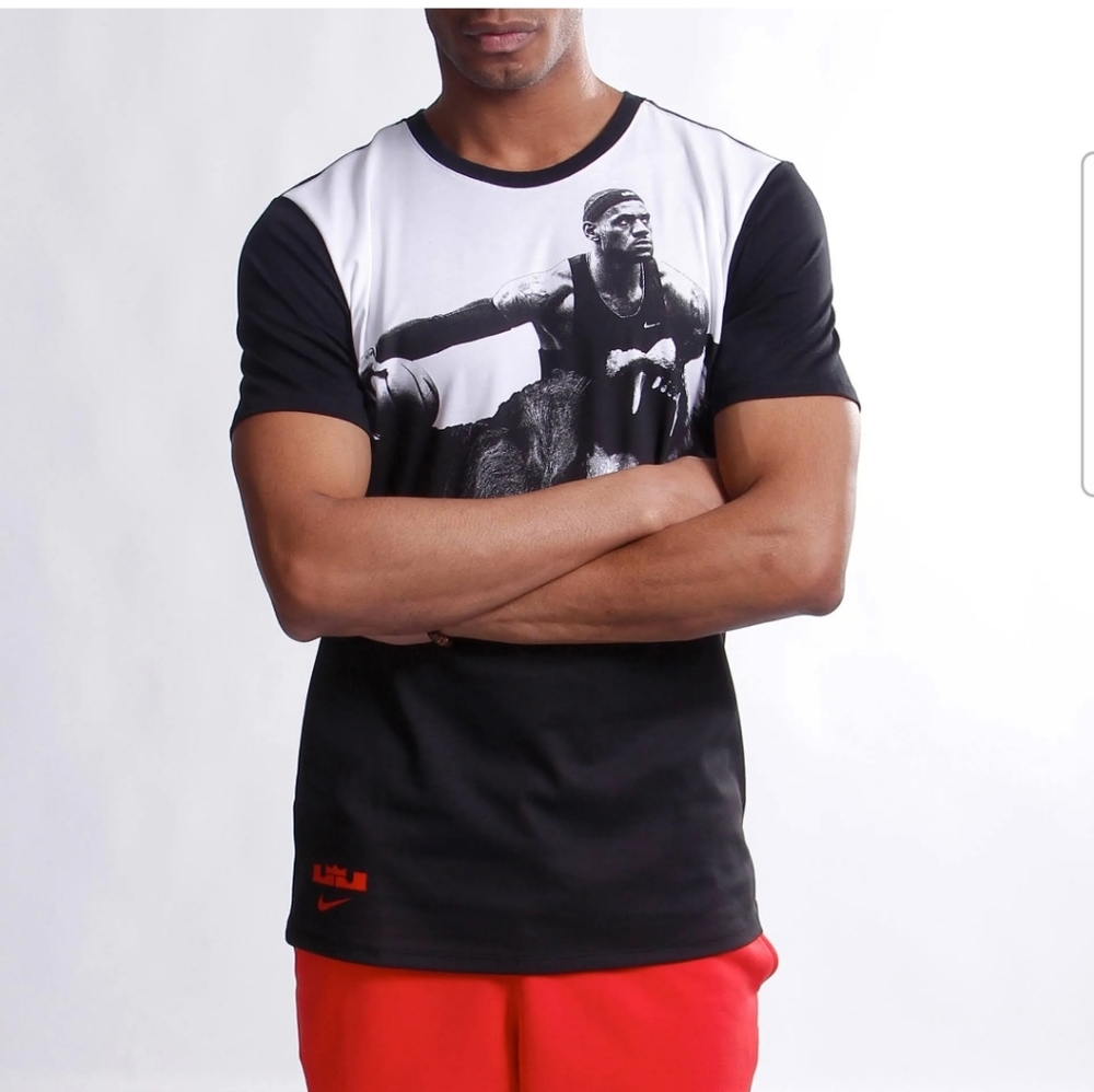 Nike Lebron James Alter Ego Men Size XL T Shirt Black New